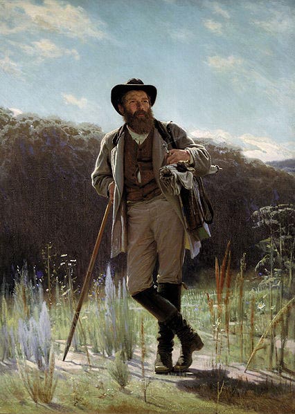 Ivan Nikolaevich Kramskoi Portrait of the painter Ivan Shishkin